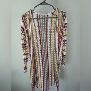 Colorful Knit Cardigan